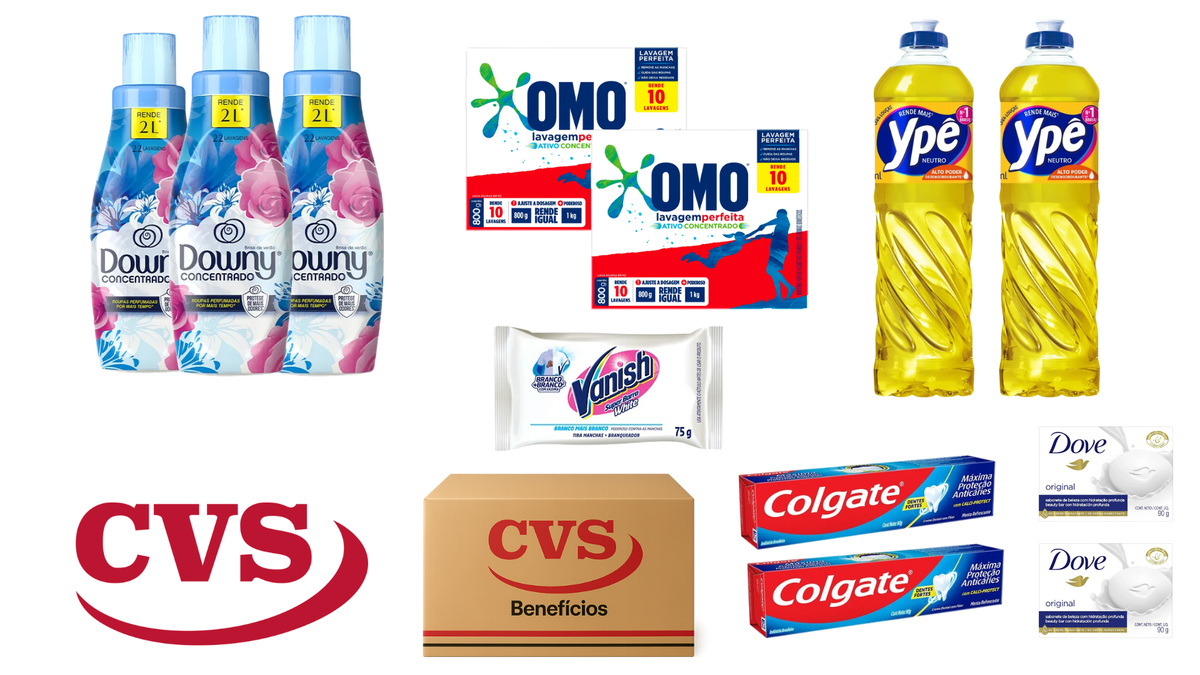 Promoção CVS 2 Cesta Básica Custo Beneficio Alimentação + Produtos de Higiene!
